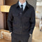 Blazer de Lana Corto para Hombre con Solapa Slim Fit Invierno
