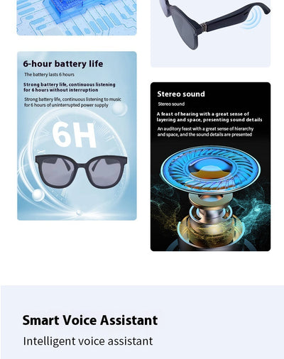 Gafas VR con Cámara de Traducción Inteligente y Audio Bluetooth - Image 10