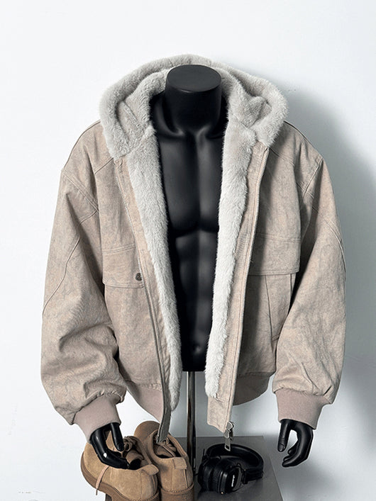 Chaqueta Acolchada de Algodón con Textura Mármol - Estilo Retro para Invierno - Image 12