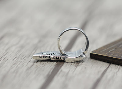 Anillo de Alas Personalizado Estilo Vintage - Image 4
