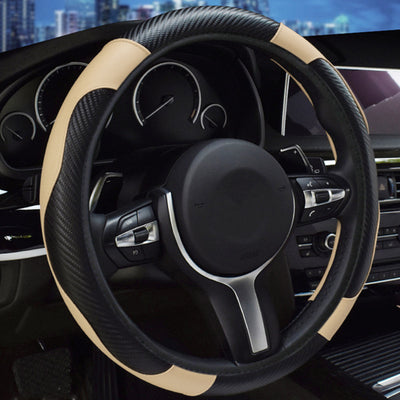 Funda de Volante de Cuero Elástica sin Aro - Image 12