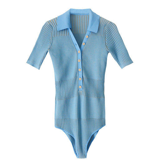 Bodysuit de Punto Acanalado - Prenda Base Versátil