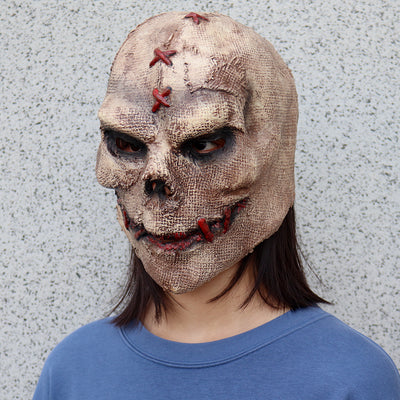 Máscara de Terror Cosplay Halloween con Costuras - Accesorio para Fiestas y Disfraces - Image 13