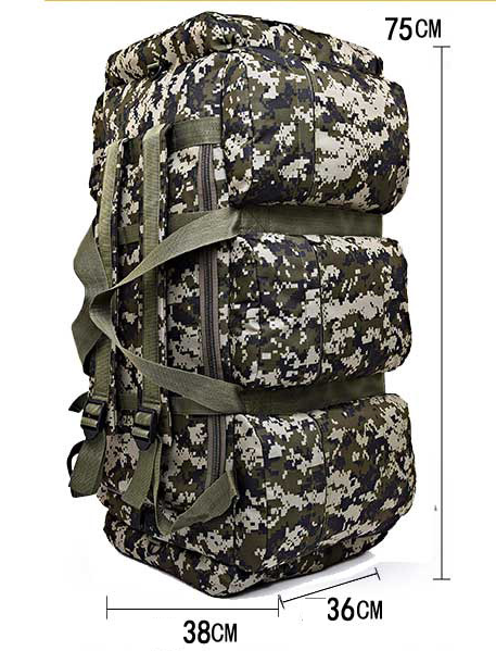 Mochila de Montaña 90L Camuflaje para Expediciones - Image 5