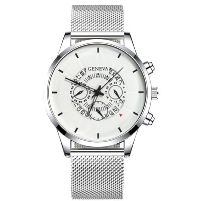 Reloj de Malla Metálica con Calendario - Image 9