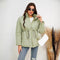 Chaqueta de Algodón con Cintura Ajustable y Cordones