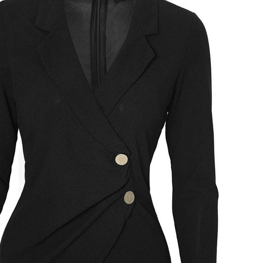Vestido Largo de Botones con Cintura Marcada - Image 20
