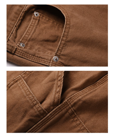 Pantalones Casuales de Madera para Hombre - Estilo Moderno y Versátil - Image 14