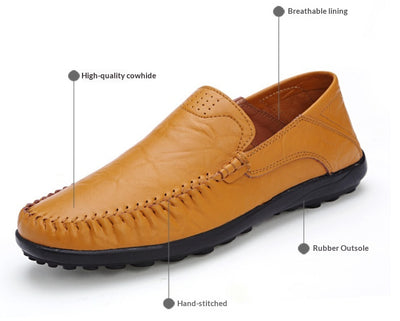 Zapatos Casuales de Cuero para Hombre Estilo Británico Ligeros y Versátiles - Image 12