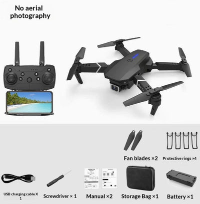 Dron E88 Cámara Dual 4K HD - Fotografía Aérea Profesional con Control Remoto - Image 13