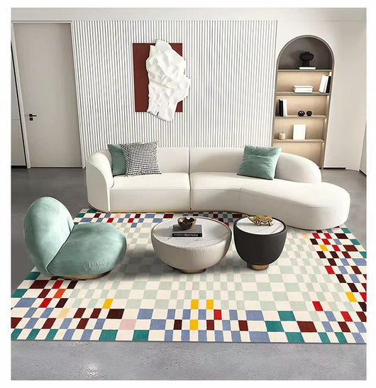 Tapete de Sala Dopamina con Cuadros de Colores Vibrantes - Image 10