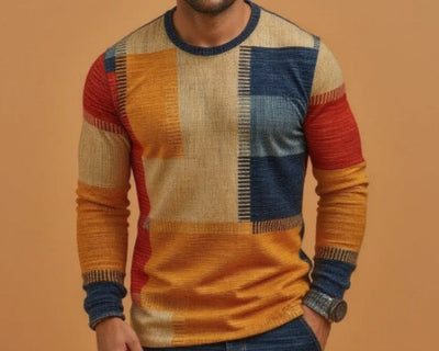 Playera Hombre Estampado 3D Digital Cuello Redondo Moda Contemporánea - Image 14