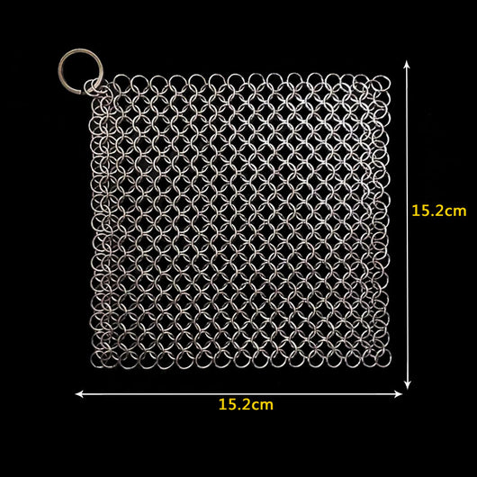 Limpiador de Sartenes de Acero Inoxidable - Malla de Acero para Cocina - Image 8