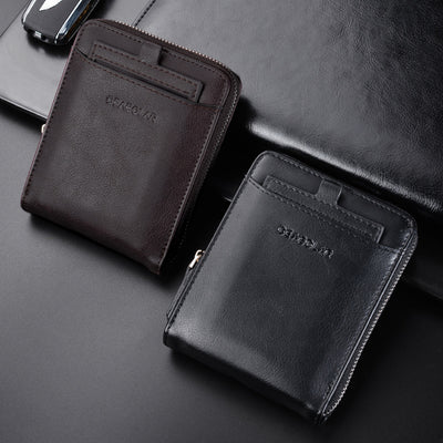 Billetera Retro Multitarjeta con Cierre - Image 2