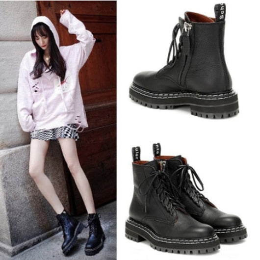 Botas Martin Plataforma para Mujer - Estilo Motociclista Robusto - Image 3