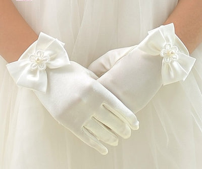 Guantes Largos Elegantes para Niñas con Moño - Accesorios de Ceremonia - Image 7