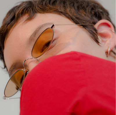 Gafas de Sol Metálicas Marco Pequeño Estilo Elíptico - Unisex - Image 3