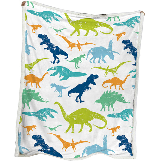 Manta de Lana de Cordero Dinosaurio - Suave, Cálida y Versátil - Image 4