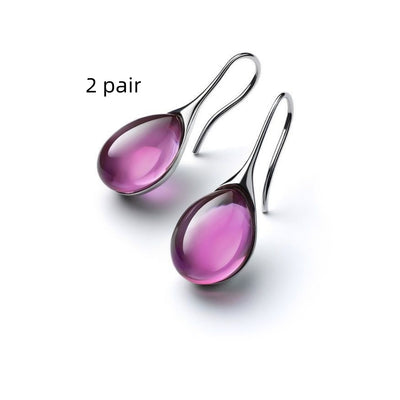 Aretes de Ópalo Incrustado Multicolor - Diseño Europeo para Mujeres Modernas - Image 13