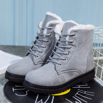 Botas de Nieve para Mujer Talla Grande con Forro de Felpa Artificial - Image 3