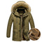 Chaqueta Acolchada de Algodón Talla Grande Suelta
