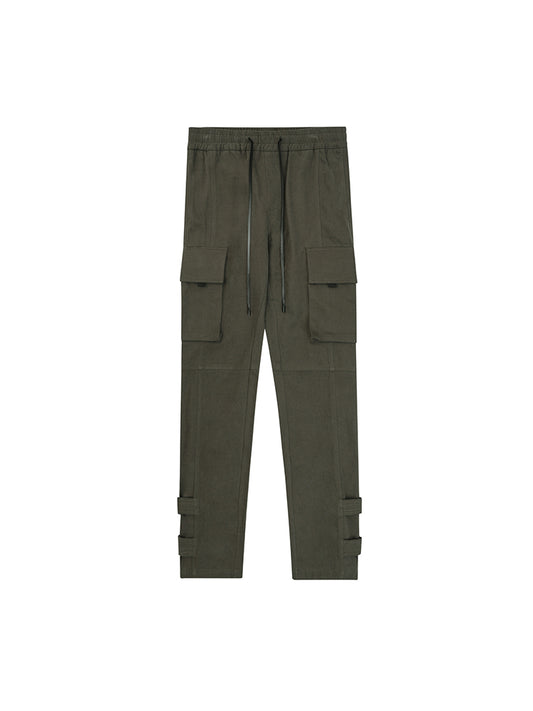 Pantalones Casuales Hombre Tendencia Americana Cintura Ajustable - Image 2