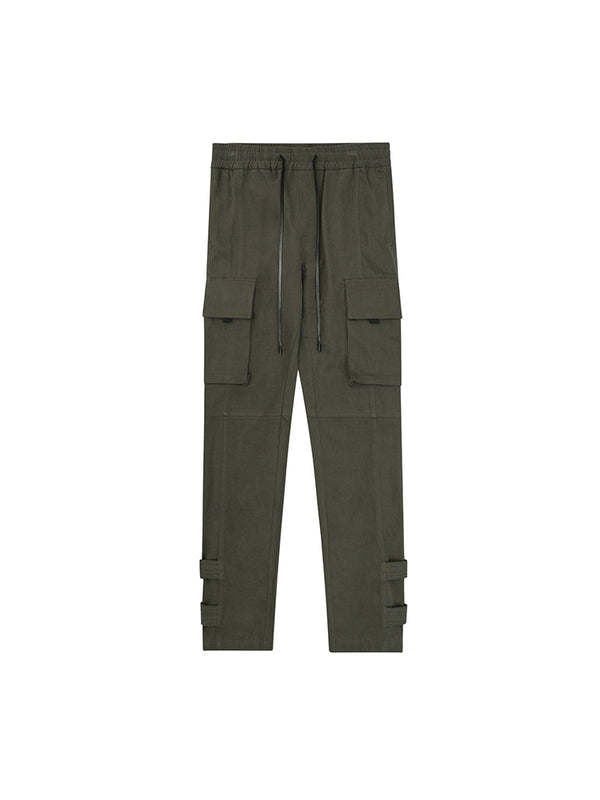 Pantalones Casuales Hombre Tendencia Americana Cintura Ajustable