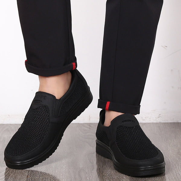 Zapatos cómodos para papá con suela blanda y diseño ligero