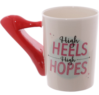 Taza Cerámica Creativa con Diseño de Botas y Tacones Altos - Image 3