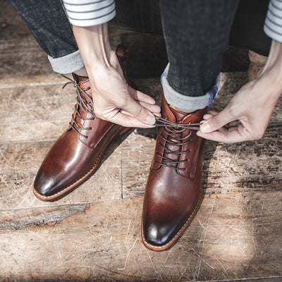 Botas Altas de Cuero Genuino para Hombre - Image 16