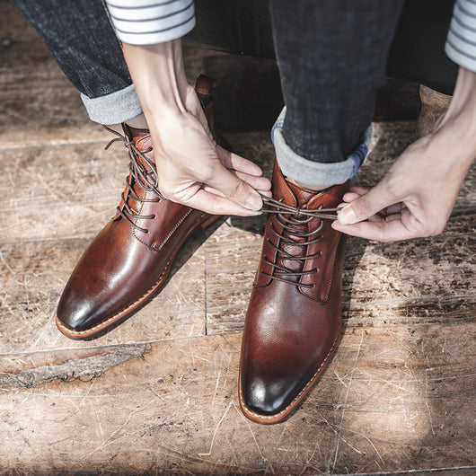 Botas Altas de Cuero Genuino para Hombre - Image 16
