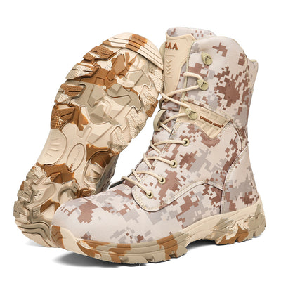 Botas Tácticas Militares Altas de Camuflaje para Hombre - Image 12