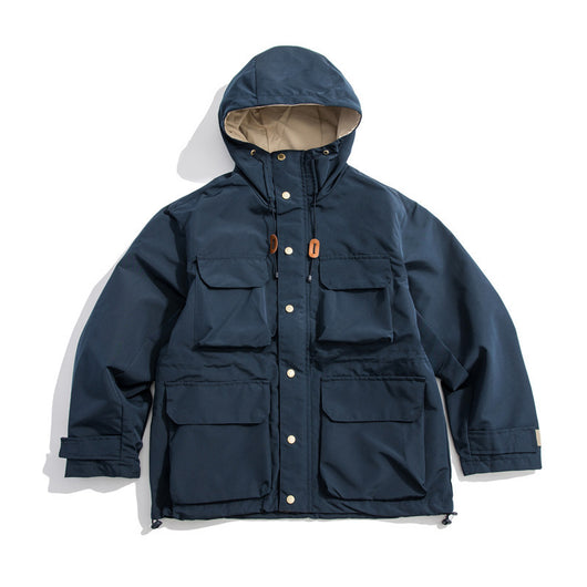 Chaqueta Funcional Retro Guochao - Estilo Casual Americano con Múltiples Bolsillos para Hombre - Image 21