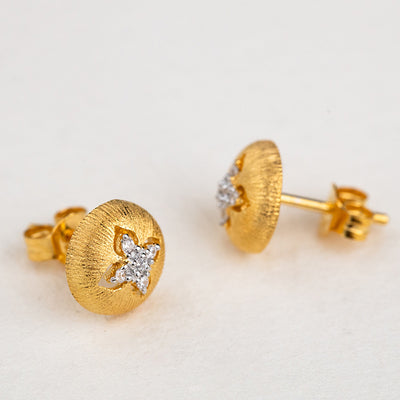 Aretes Redondos Zirconia Brillante Estilo Palacio Vintage - Image 10