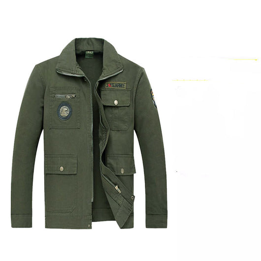 Chaqueta de Trabajo de Algodón con Refuerzos - Manga Larga Profesional - Image 12