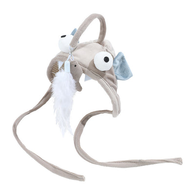 Juguete Interactivo para Gatos con Pluma y Varita - Gato de Ojos Grandes - Image 13