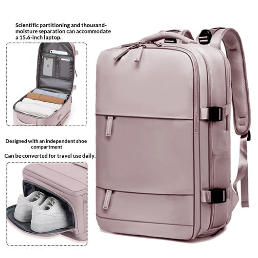 Mochila Laptop Impermeable para Viajes con Compartimento Seco-Húmedo - Image 9