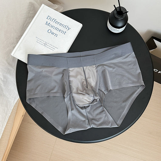 Calzoncillos Triangle Ice Silk Transpirables para Hombre - Image 7