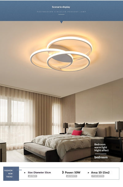 Lámpara de Techo LED Estilo Nórdico para Recámara Principal - Diseño Moderno e Inteligente - Image 17
