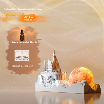 Lámpara de Buró Yeso con Aromaterapia y Luz Ambiental - Image 3