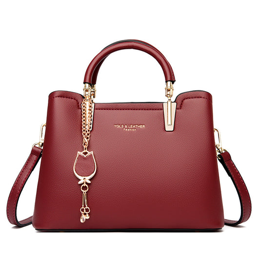 Bolsa Mensajera de Hombro con Textura para Mujer - Image 2