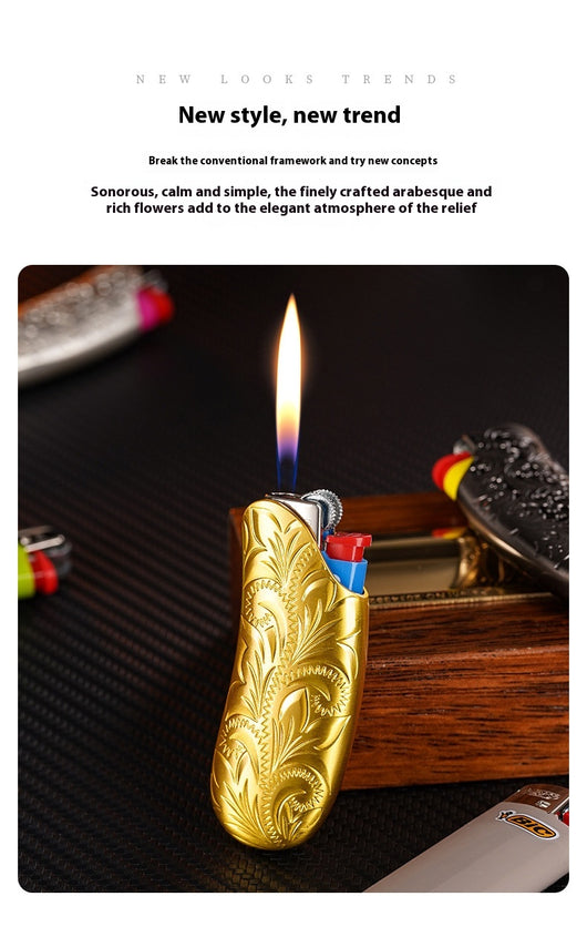 Encendedor Metálico con Protector de Seguridad - Diseño Ergonómico - Image 31