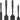 Silicone Spatula Set, Food Grade Rubber Spatula High Heat-Resistant Premium Bpa-Free One Piece Seamless Design Cooking Spatulas Dishwasher Safe Bpa-Free 4 Pack (Black) - Tekeno