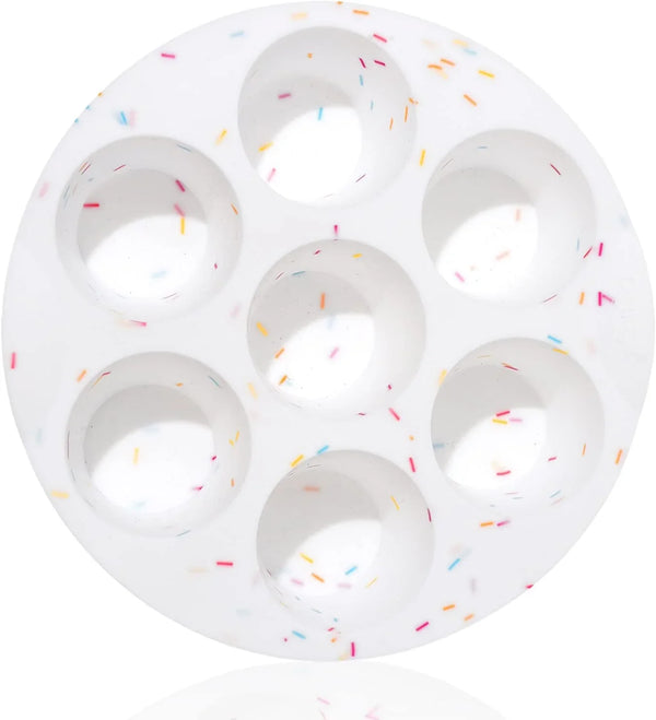 Silicone Egg Bite Molds Air Fryer Muffin Pan for Baking Non-Stick Silicone Egg Molds 7 Cups Air Fryer Cupcake Mold for Mini Muffins, Tart, Mini Cupcake BPA Free - Tekeno