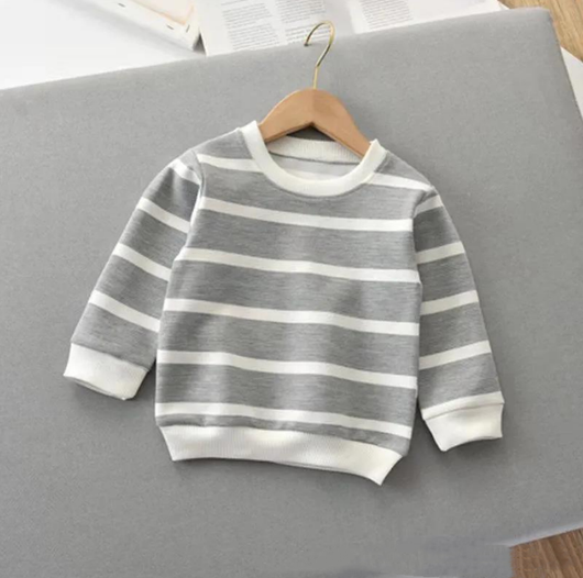 Playera de Rayas Manga Larga para Niños - Image 8