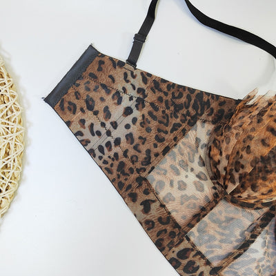 Sostén Tubo Estampado Leopardo con Levantamiento y Ajuste Personalizado - Image 15
