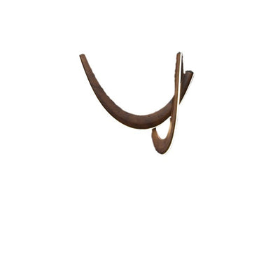 Lámpara de Techo Minimalista Moderna en Forma de U - Madera Maciza para Sala y Comedor - Image 4