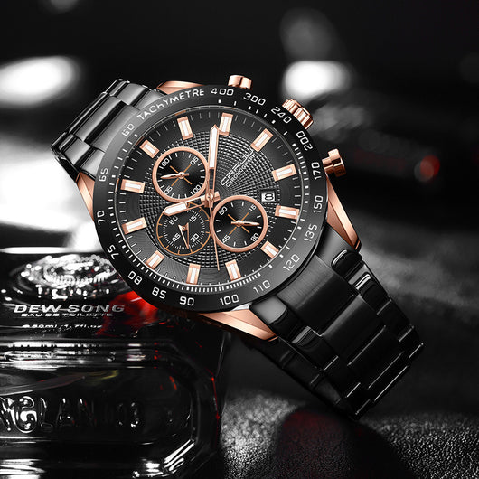 Reloj Deportivo Hombre Acero Inoxidable Resistente al Agua - Image 16