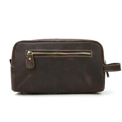 Bolso de Cuero Crazy Horse Gran Capacidad - Cartera de Mano Premium - Image 3