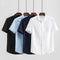 Camisa Casual de Lino con Cuello Cuadrado - Manga Corta Verano